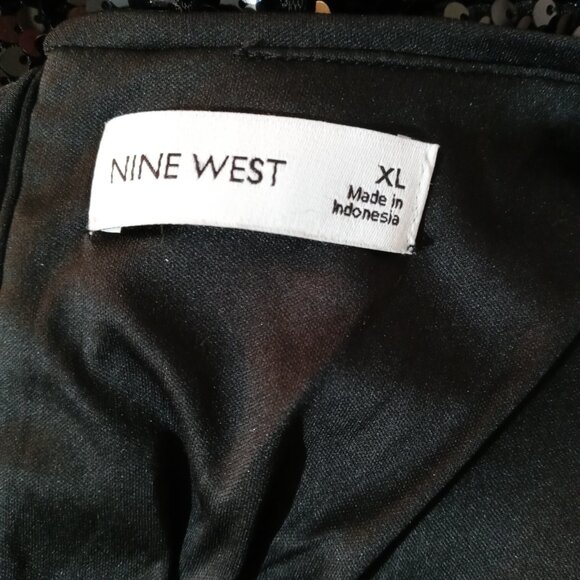 Nine West Black Sequin Top – Size XL - Picture 6 of 6